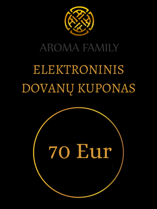 Dovanų kuponas 70 Eur